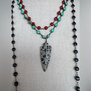 Set of 3 handmade necklaces